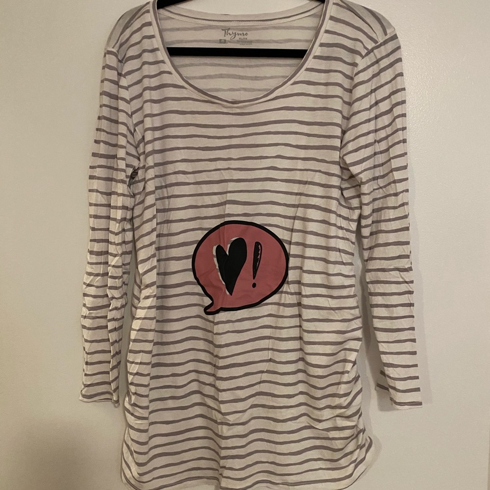 Long Sleeved Maternity Shirt